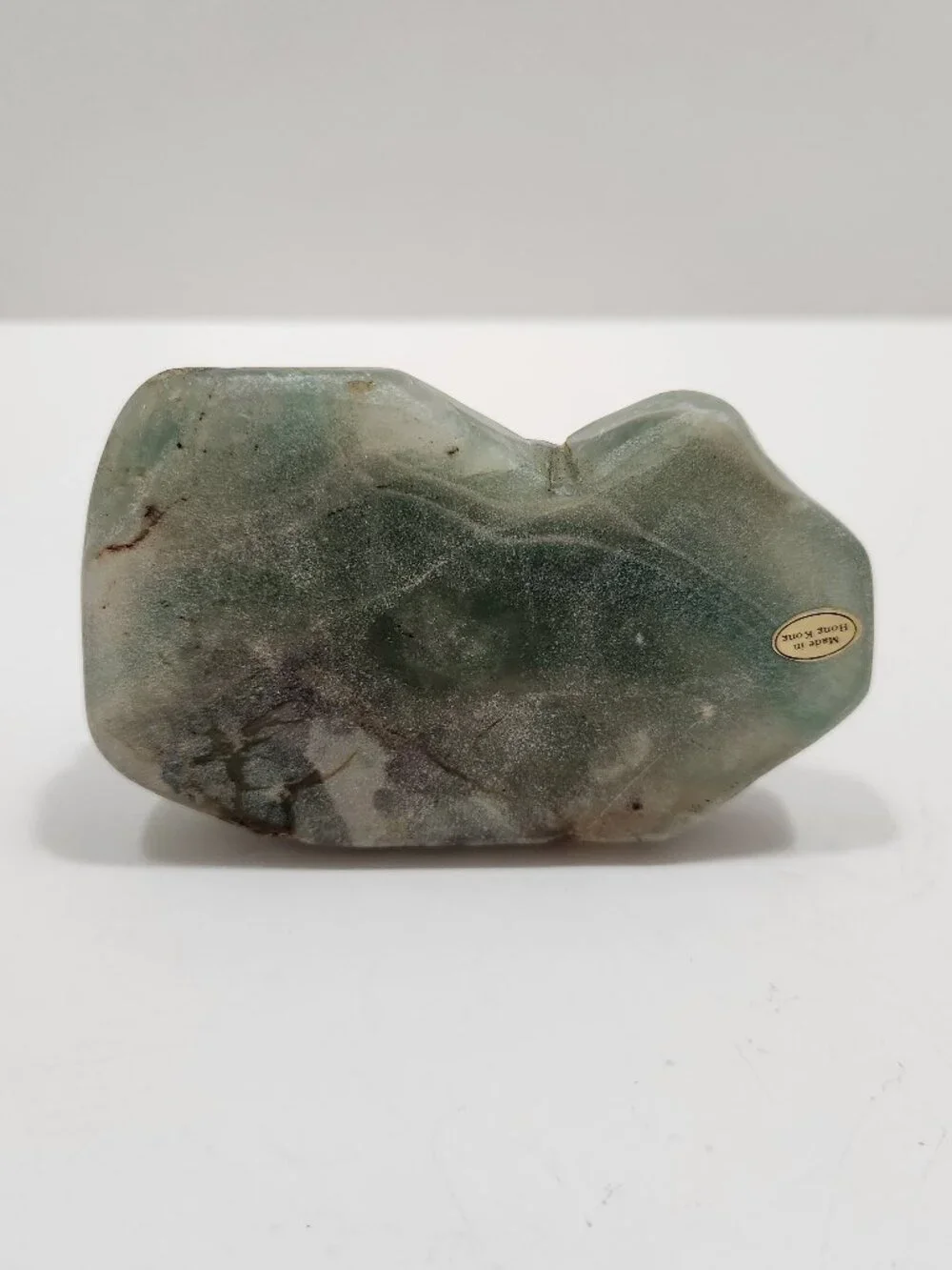 Hand Carved Fluorite or Aventurine Hand Carved Dinosaur Statue